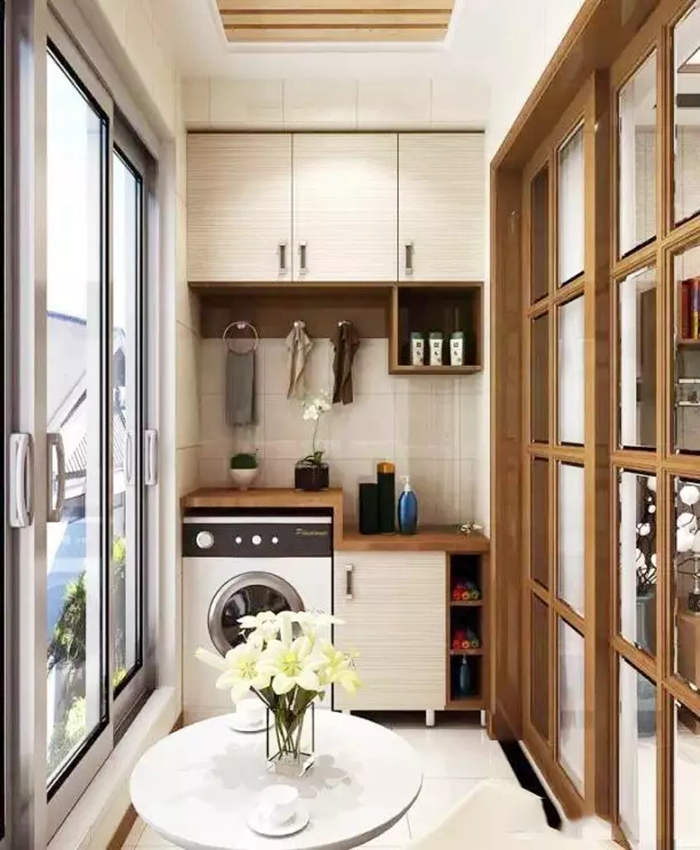 5㎡的衛(wèi)生間怎么放洗衣機(jī)？這30個(gè)設(shè)計(jì)真高級(jí)！