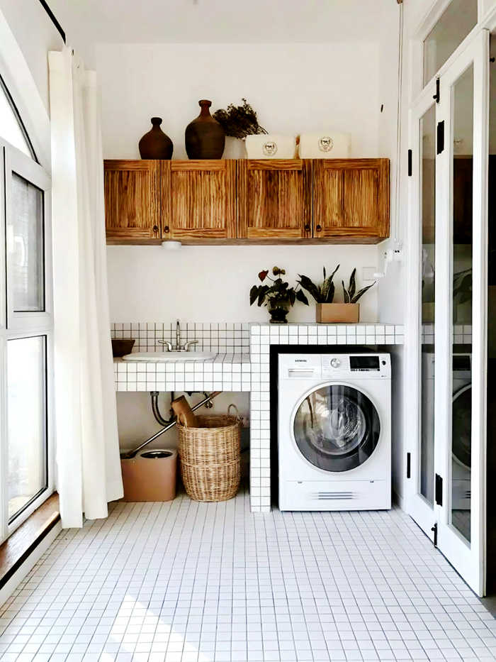 5㎡的衛(wèi)生間怎么放洗衣機(jī)？這30個(gè)設(shè)計(jì)真高級(jí)！