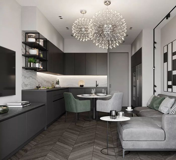 高級(jí)灰設(shè)計(jì)，營造輕奢之美。