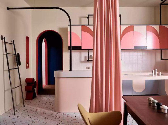 色彩這樣配，櫻花粉也能進家門