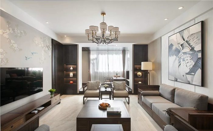 電視背景墻應(yīng)該這樣設(shè)計，絕不只是電視掛墻上！