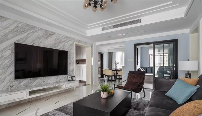 電視背景墻應(yīng)該這樣設(shè)計，絕不只是電視掛墻上！