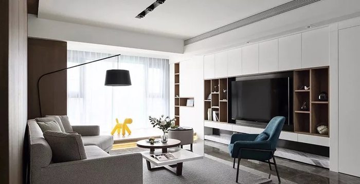 電視背景墻應(yīng)該這樣設(shè)計，絕不只是電視掛墻上！