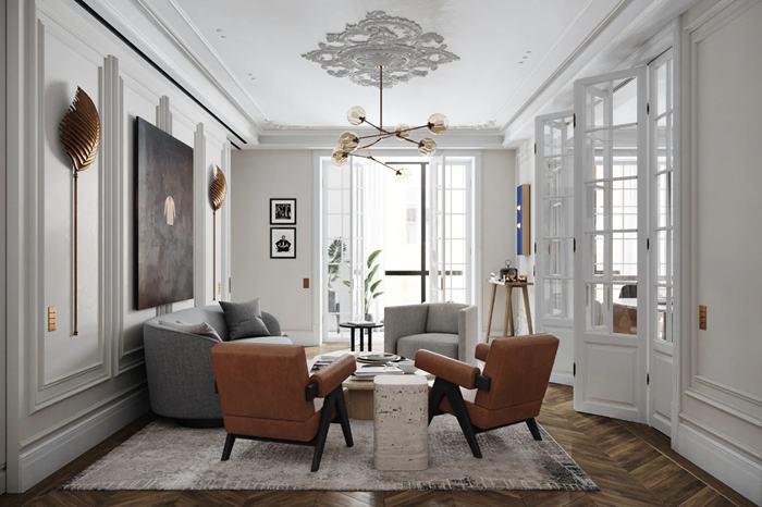 紅土地裝飾設(shè)計(jì)：簡(jiǎn)歐風(fēng)格裝修，珠海裝修案例賞析。