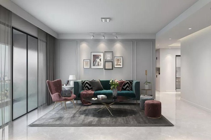 現(xiàn)代北歐的珠海裝修設(shè)計(jì)，舒暢的空間布局。