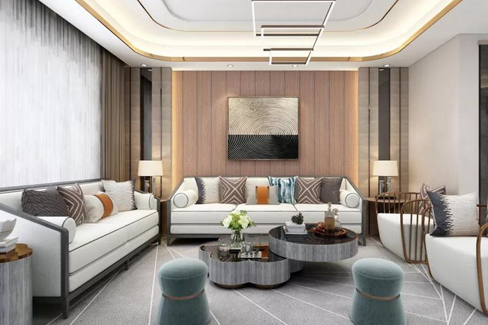 珠?，F(xiàn)代風(fēng)格裝修，讓視野更加寬闊，時尚并且賦有張力。