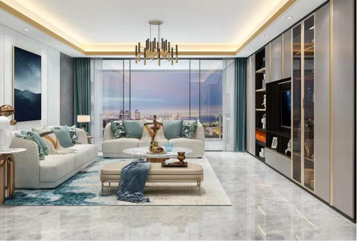 珠海紅土地裝飾裝修輕奢藝術(shù)設(shè)計案例賞析。