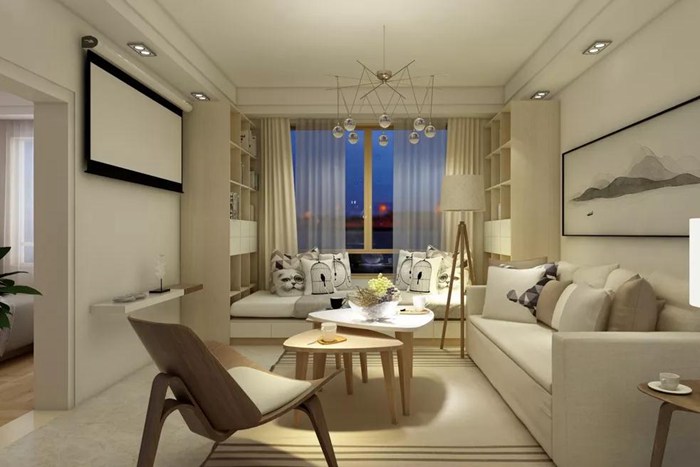 珠海裝修實(shí)用舒適的MUJI風(fēng)，享受片刻的安逸。