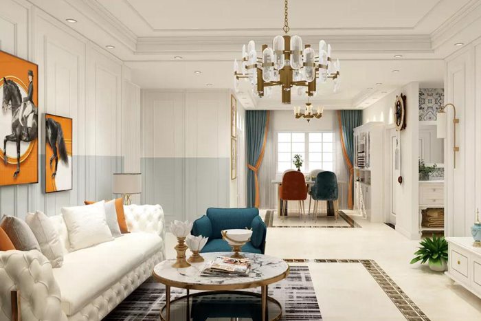 珠?，F(xiàn)代美式裝修案例，輕松舒適且優(yōu)雅！