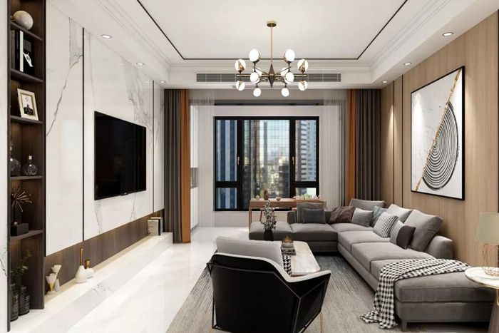 珠海裝修的案例設(shè)計，營造了不同的韻感與雅致。