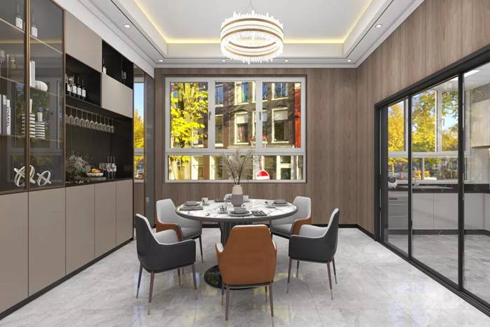 珠海極簡的灰白裝修空間，溫暖舒適。