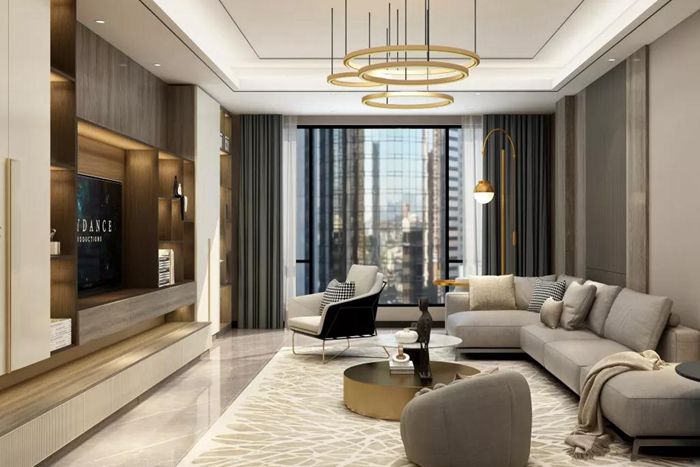 現(xiàn)代輕奢風(fēng)格裝修，體現(xiàn)珠海藝術(shù)和時尚感