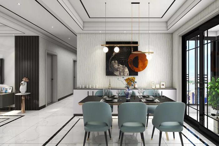 珠?，F(xiàn)代簡約裝修，給人一種天然的視覺享受