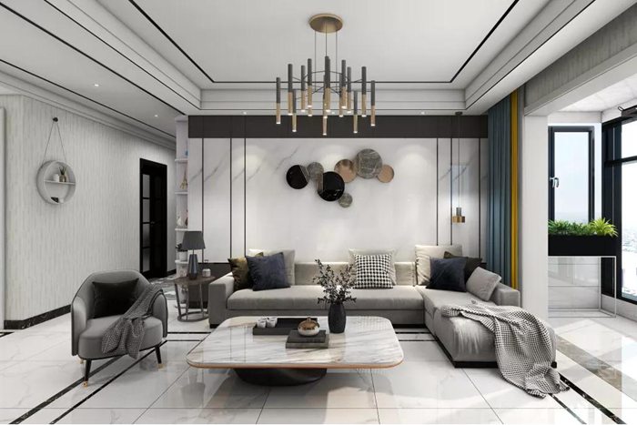 珠?，F(xiàn)代簡約裝修，給人一種天然的視覺享受