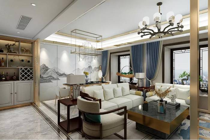 珠海裝修注重享受生活，新中式的裝修打造一個(gè)精致的生活。