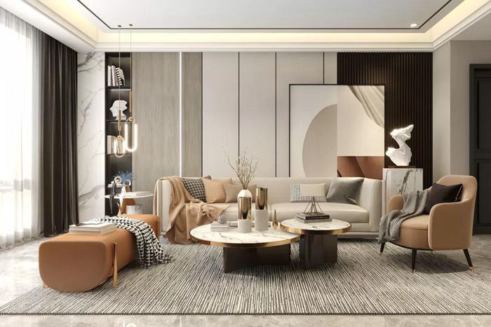 珠海裝修空間采用現(xiàn)代設計，溫馨有條理