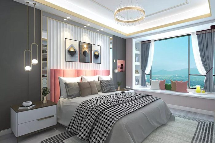 現(xiàn)代簡(jiǎn)約的珠海新房裝修設(shè)計(jì)，藝術(shù)氛圍包裹了整個(gè)空間