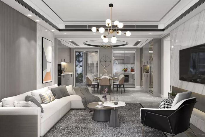 現(xiàn)代簡約為珠海裝修帶來清新的居室環(huán)境。