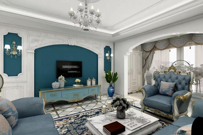 喜歡的歐式風(fēng)格裝修設(shè)計，閑暇時來個美妙的下午茶時光