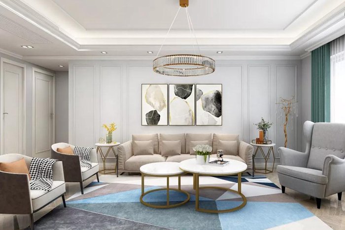 珠海美式輕奢的珠海設(shè)計(jì)營(yíng)造出高級(jí)的氛圍感