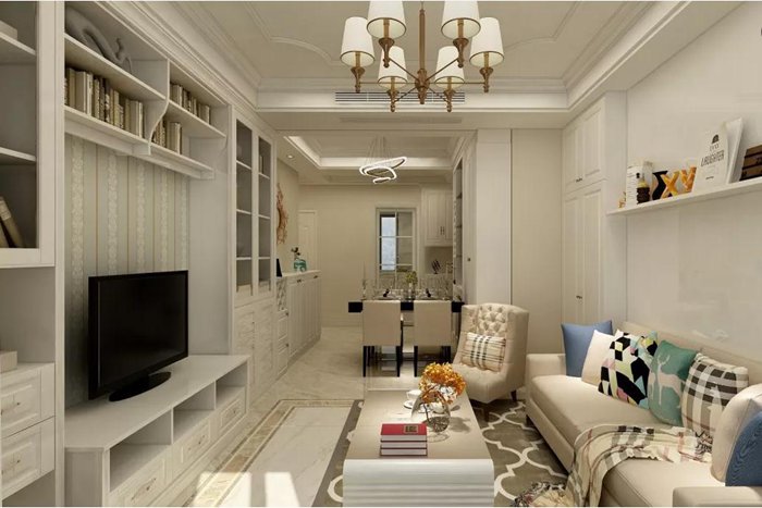 珠海舊房二次裝修改造的設(shè)計(jì)，充滿了溫暖柔和的氣息