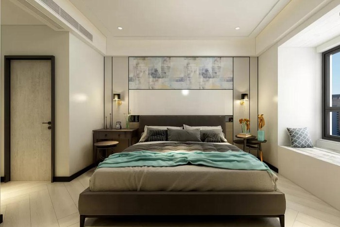 珠海舊房改造裝修體現(xiàn)了一個現(xiàn)代、精致、寧靜的色彩、高品質(zhì)的空間