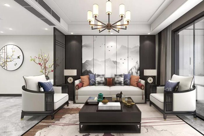 新中式風格打造的珠海裝修設計，視覺體驗更加通透