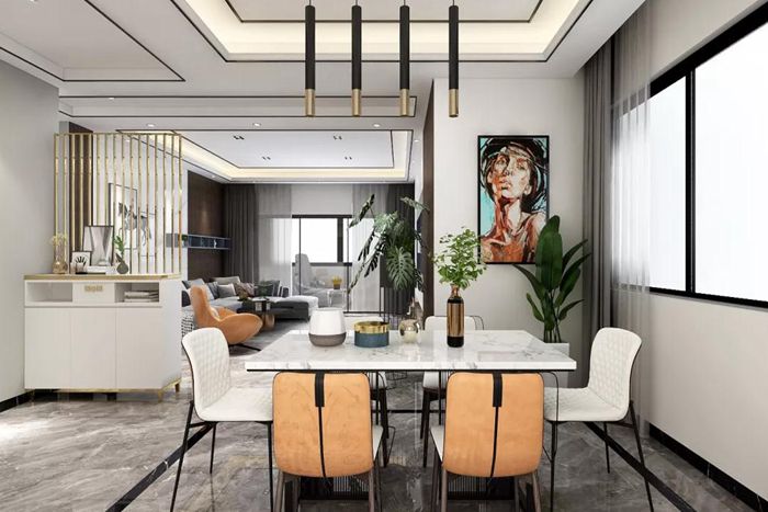 珠?，F(xiàn)代裝修設計案例，開闊的視野打造安逸的氣氛