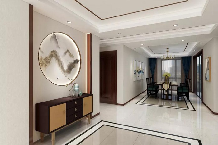 珠海新中式舊房翻新裝修設(shè)計，浮華、優(yōu)雅