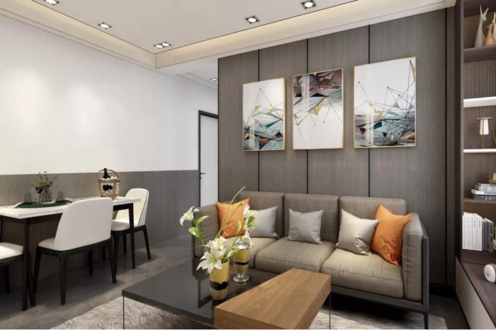 現(xiàn)代風(fēng)的珠海舊房翻新案例，干凈細(xì)膩