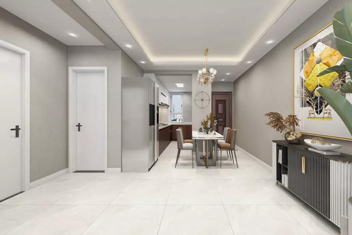 珠?，F(xiàn)代裝修案例豐富了整體的視覺感受