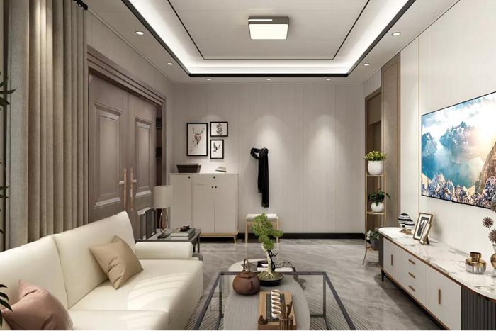 珠海舊房裝修翻新改造打造極簡的設(shè)計風格和明亮活潑的居家色彩