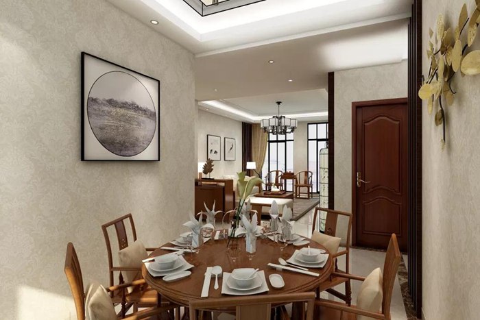 珠海新中式舊房翻新裝修改造案例，讓人感覺清雅秀麗