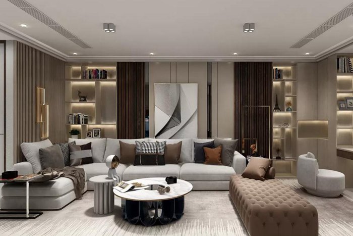 富有質(zhì)感的珠海現(xiàn)代簡約裝修風(fēng)格設(shè)計，舒適通透