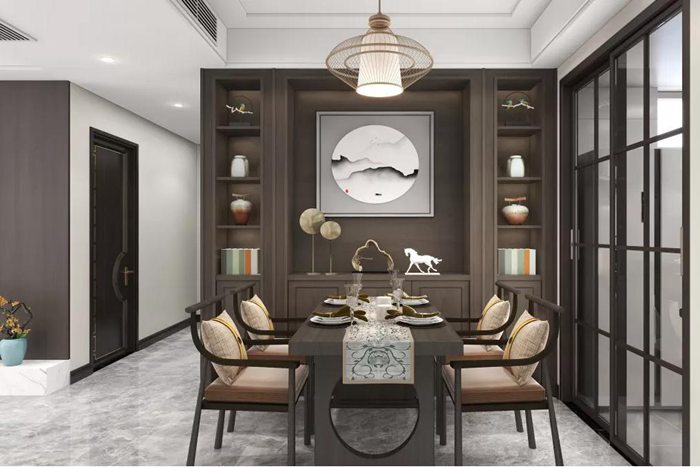 新中式風格打造的珠海裝修設計，視覺體驗更加通透