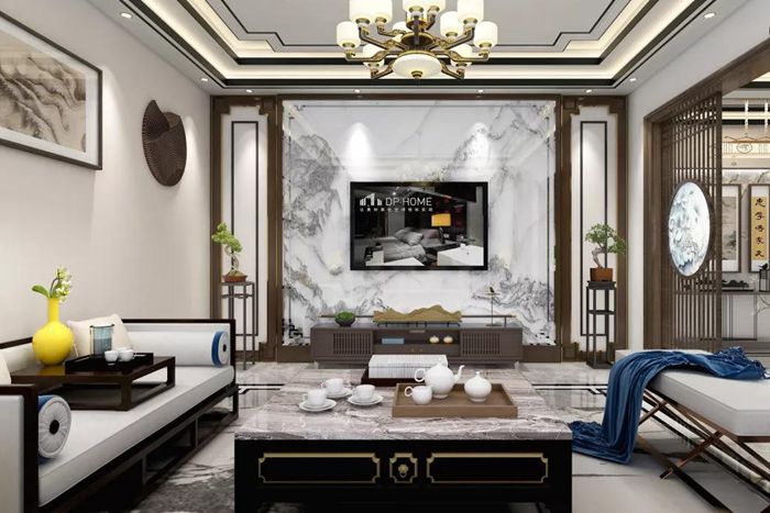 珠海新中式裝修設(shè)計(jì)案例，賦予舒適自然之感