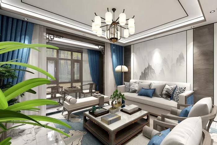 珠?，F(xiàn)代新中式裝修設(shè)計(jì)案例展現(xiàn)濃厚氛圍感的室內(nèi)空間