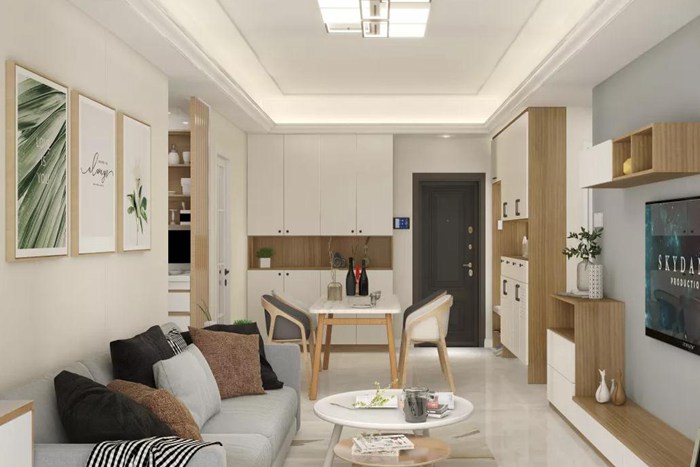 珠海小戶型舊房翻新裝修改造，營造舒適愜意的氛圍