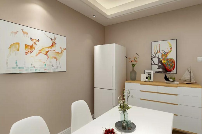 珠海北歐風(fēng)格的舊房翻新裝修，令人驚訝的是平靜而溫馨