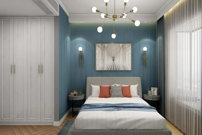 珠海舊房翻新裝修空間布局簡潔而質(zhì)樸