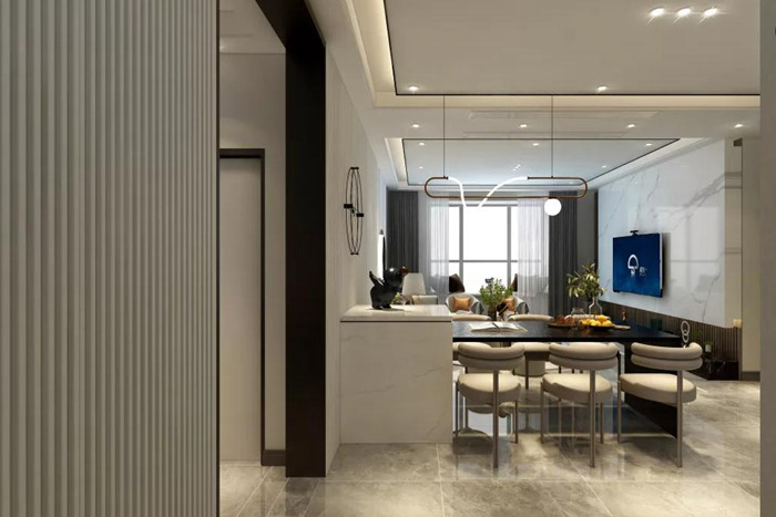 珠?，F(xiàn)代風格裝修營造別致的空間氛圍感