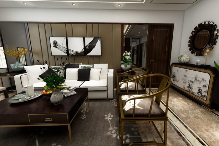 珠海舊房翻新裝修設(shè)計(jì)新中式風(fēng)格，讓人沉醉其間
