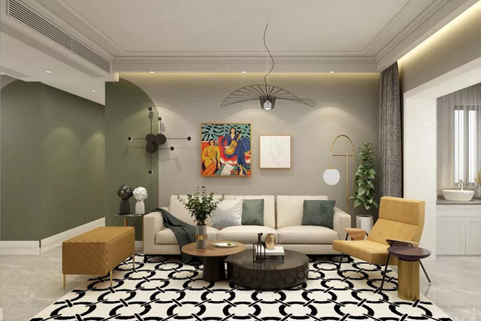 珠海舊房翻新裝修空間布局簡潔而質(zhì)樸