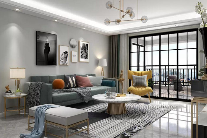 現代簡約的珠海裝修風格設計給人感覺干凈清爽