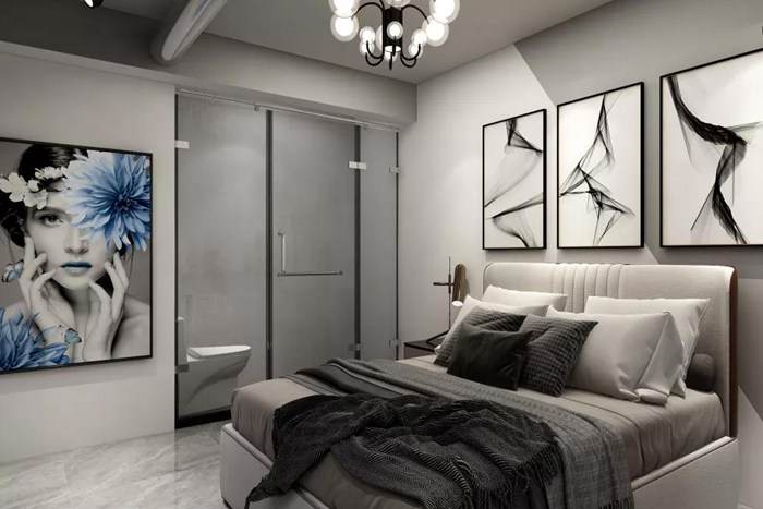 新中式的珠海裝修設(shè)計(jì)，呈現(xiàn)極簡(jiǎn)的素雅之意