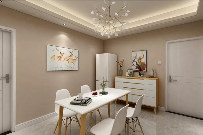 珠海北歐風(fēng)格的舊房翻新裝修，令人驚訝的是平靜而溫馨