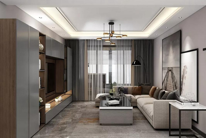 珠海現(xiàn)代簡(jiǎn)約風(fēng)格裝修設(shè)計(jì)視覺(jué)上顯得舒適通透