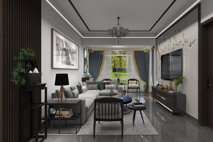 珠海現(xiàn)代舊房裝修改造營造出質(zhì)感且藝術(shù)的居家環(huán)境