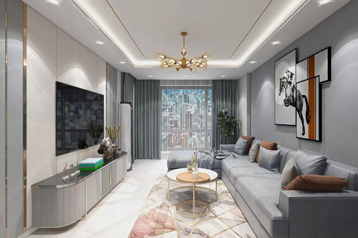 簡約實用又和諧舒適的珠?，F(xiàn)代化裝修住宅。