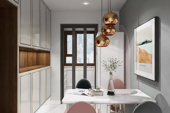 簡約實用又和諧舒適的珠?，F(xiàn)代化裝修住宅。